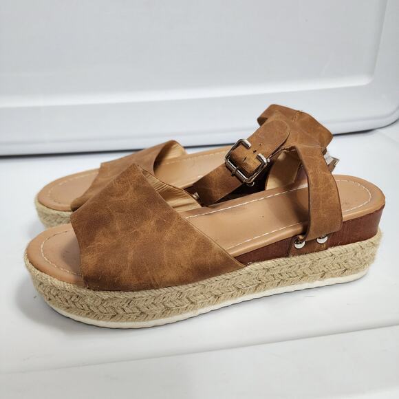 Tan Size 39 Leather Sandals - Picture 7 of 7